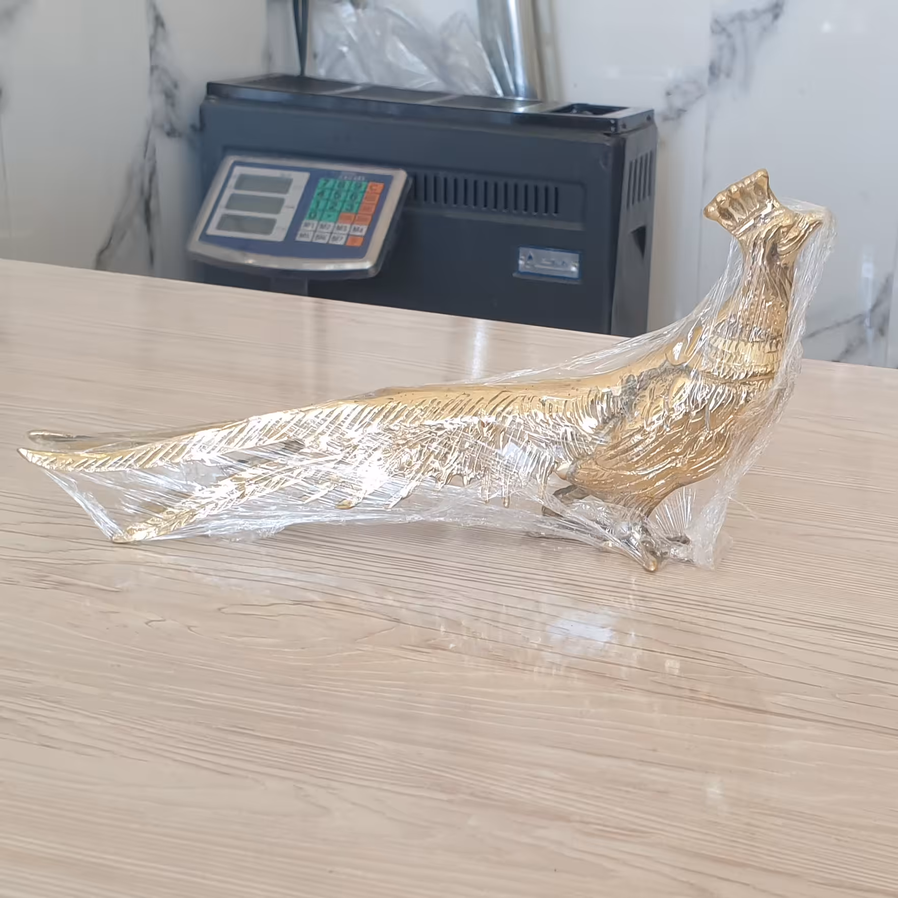 طاووس دم دراز برنزی