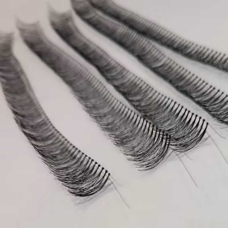 5 عدد مژه ریلی سایز 14 ابریشمی کاشت موقت مژه مصنوعی انواع موژه ریسه ای فیشر کینگ کایلی مژه 3 بعدی 5 بعدی چسب مژه موجوده