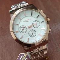 ساعت مچی مردانه الگانس بند استیل توپر صفحه سفید ELEGANCE 