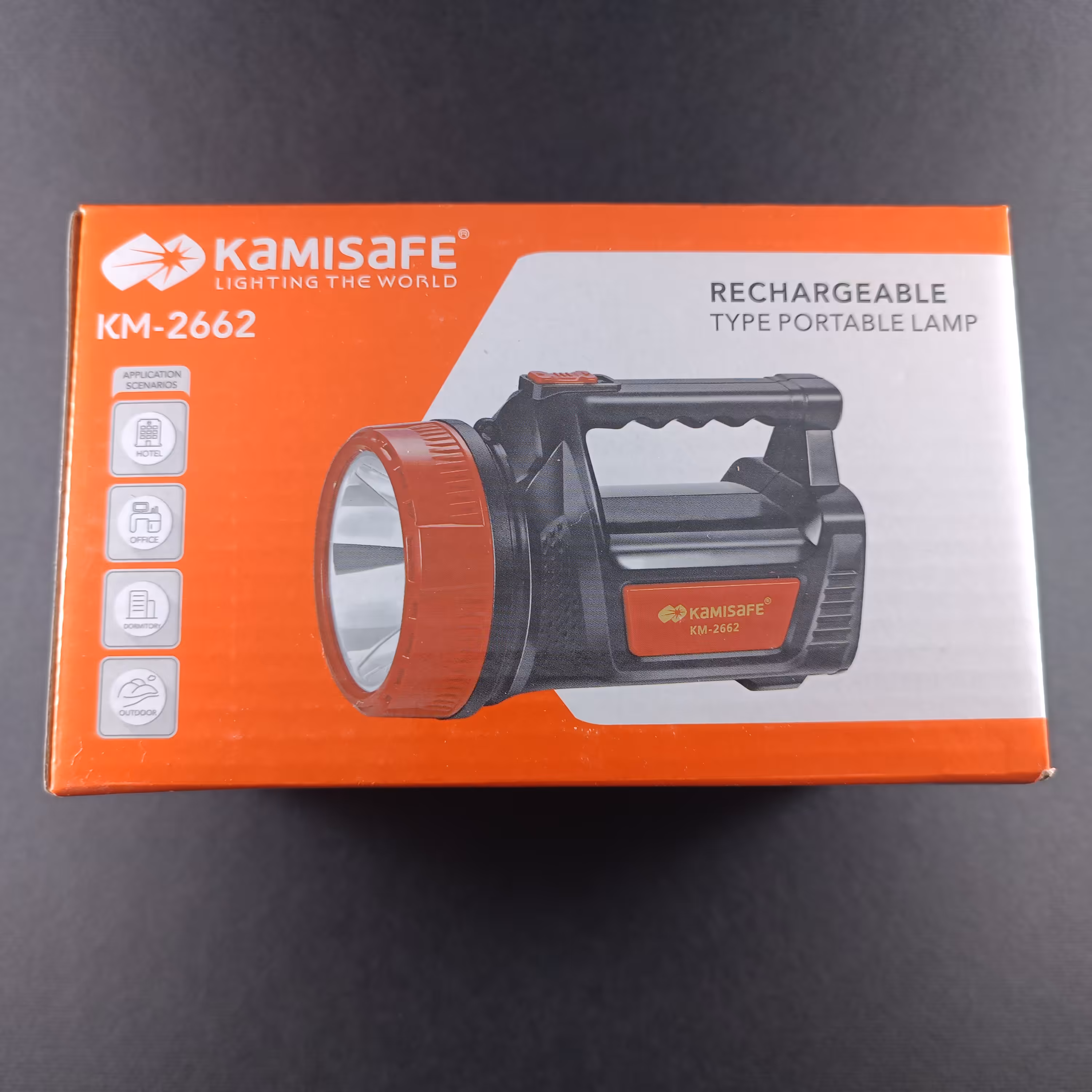 چراغ قوه شارژی نگهبانی پر قدرت