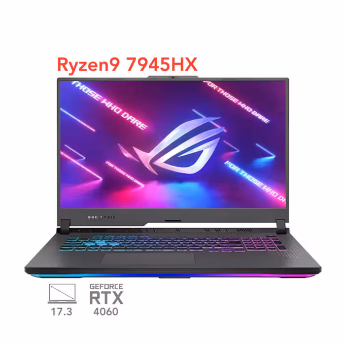 لپ تاپ گیمینگ ایسوس راگ ASUS ROG Strix 17 G713PV R9 7945HX RTX4060 140W 1T 2.5K 240Hz 2023