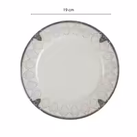 پیش دستی 19 میوه خوری چینی پارس مدل 603 کد 3914 (پس کرایه)
