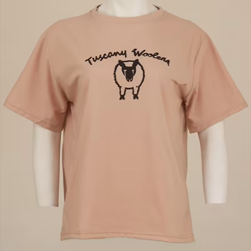 تیشرت نخی وارداتی طرح ببعی حراج تابستانه