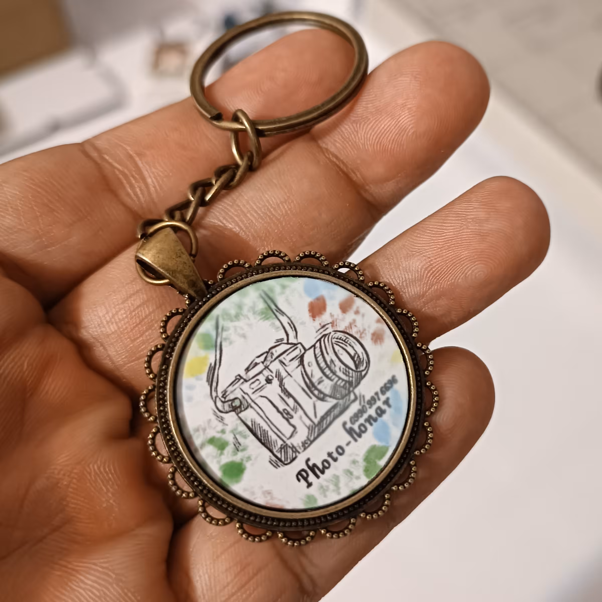 سرکلیدی فلزی با چاپ دلخواه شما 