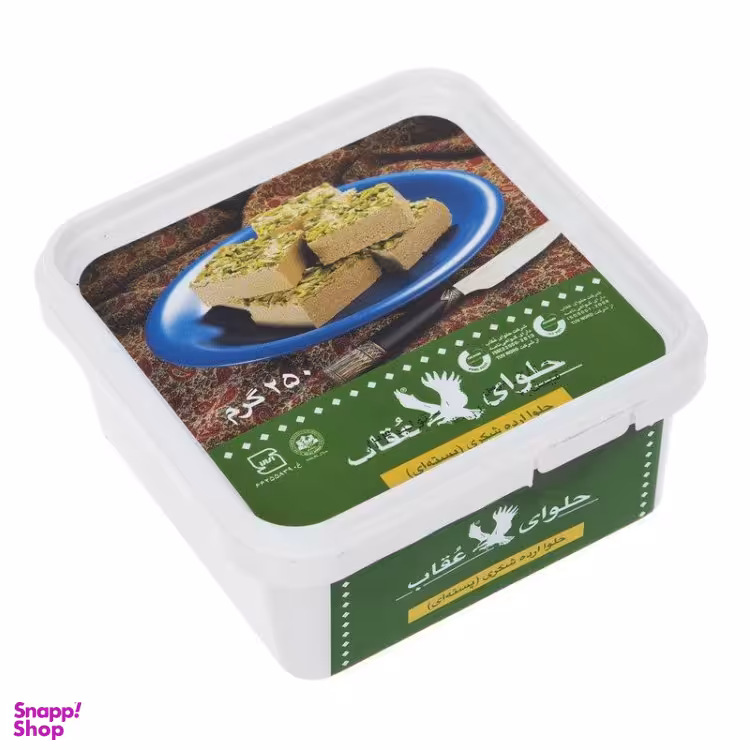 حلوا اره شکری پسته ای عقاب وزن 250 گرم