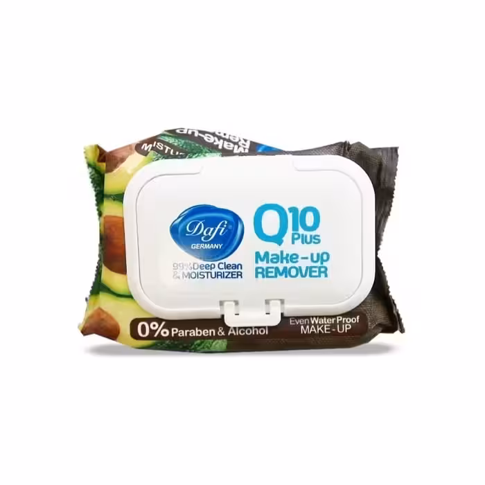 دستمال مرطوب آرایشی عصاره آووکادو مدل Moisturizer دافی 50 عددی