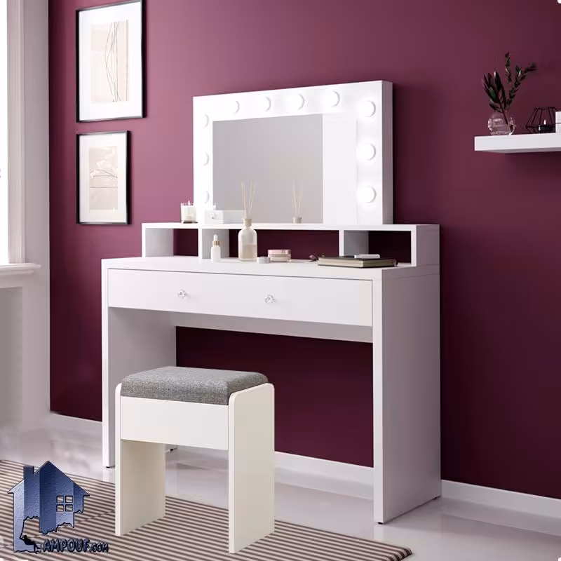 میز آرایش لامپ دار DJ612