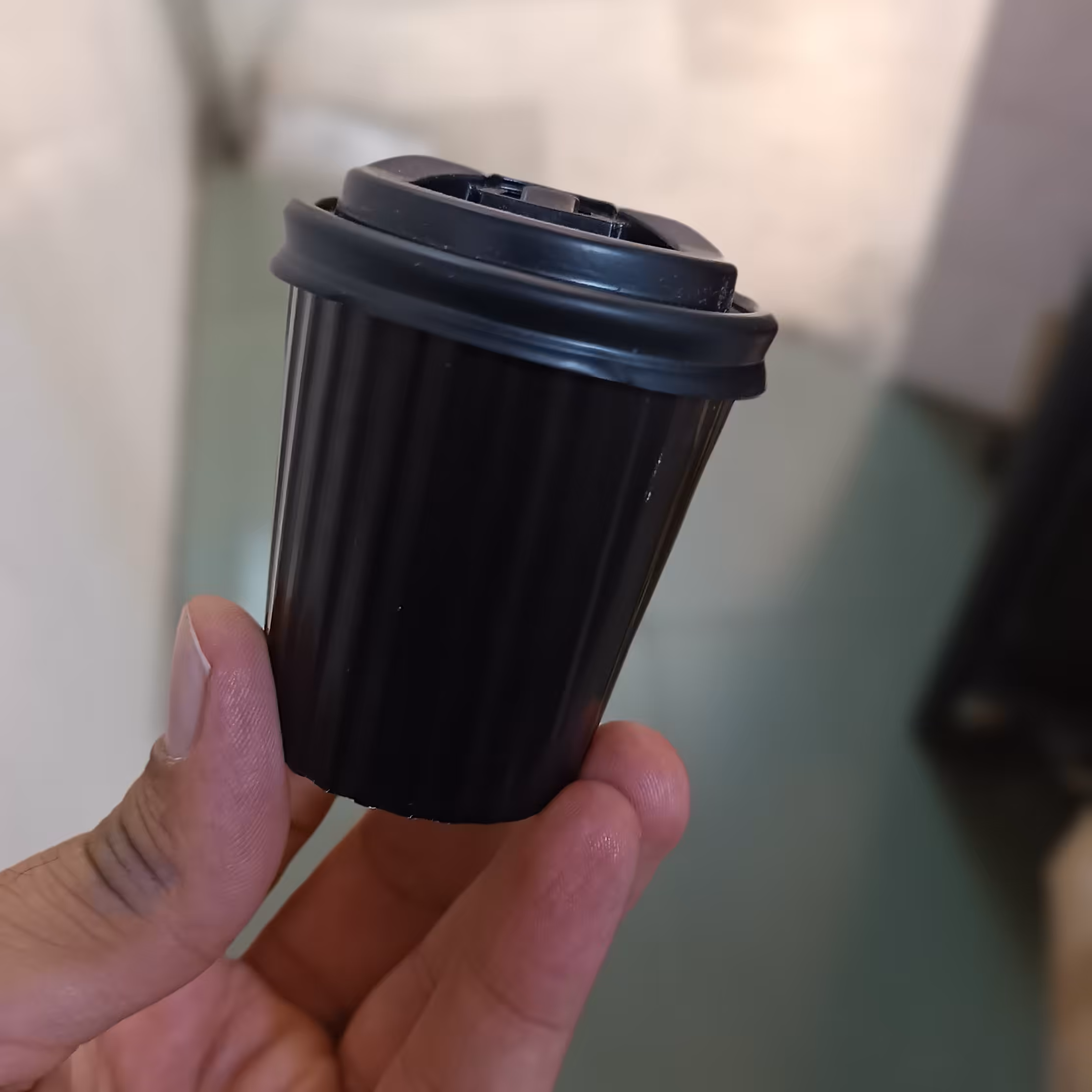 لیوان کاغذی دوجداره درب دار تک شات 90 سی سی بسته 500 عددی