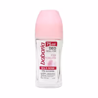 رول ضد تعریق باباریا (babaria) مدل گل رز و پنبه (صورتی) مناسب پوست حساس حجم 75 میلی لیتر
