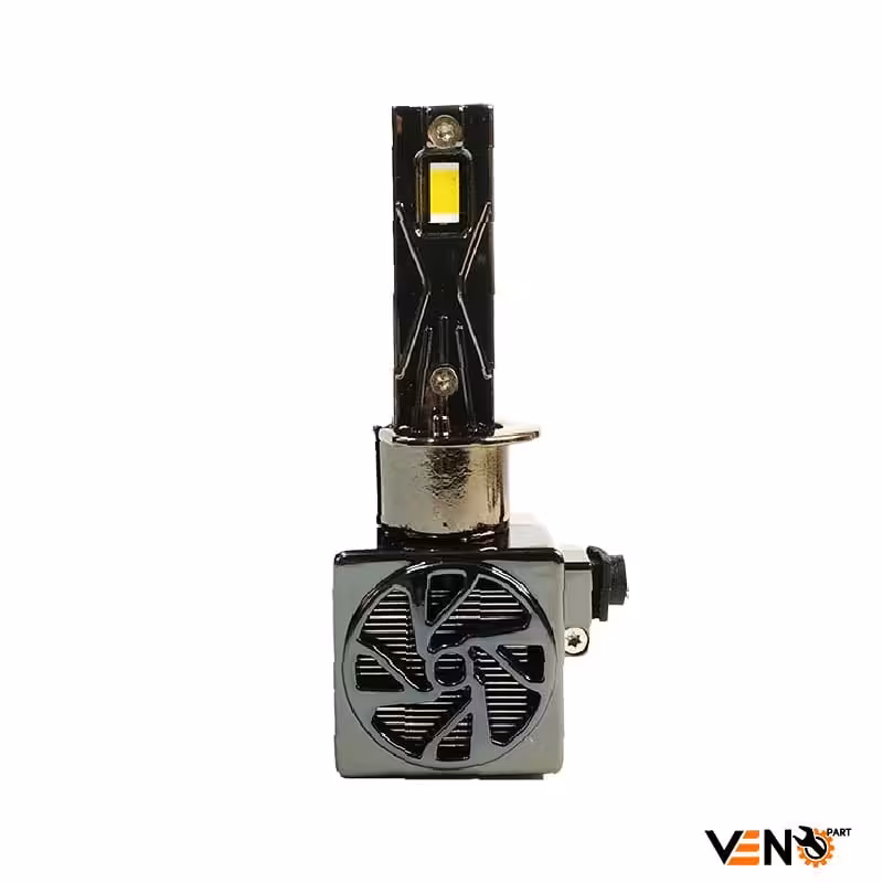 هدلایت رادیاتوردار T65 لنزو(جی زد) پایه H1 حرفه ای تک رنگ- ارسال رایگان