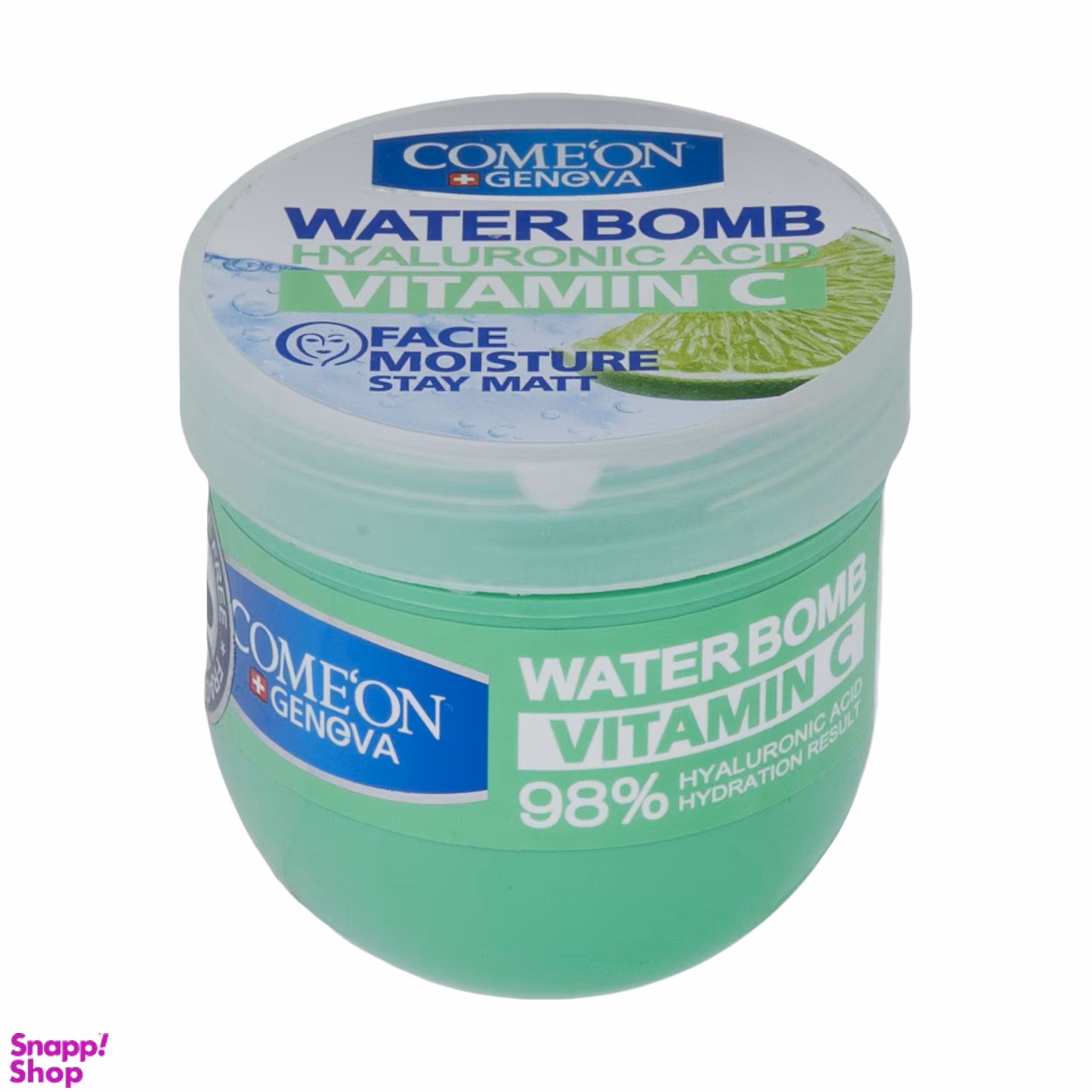 کرم آبرسان کامان (ComeOn) سری Water Bomb مدل Vitamin C حجم 200 میلی‌ لیتر