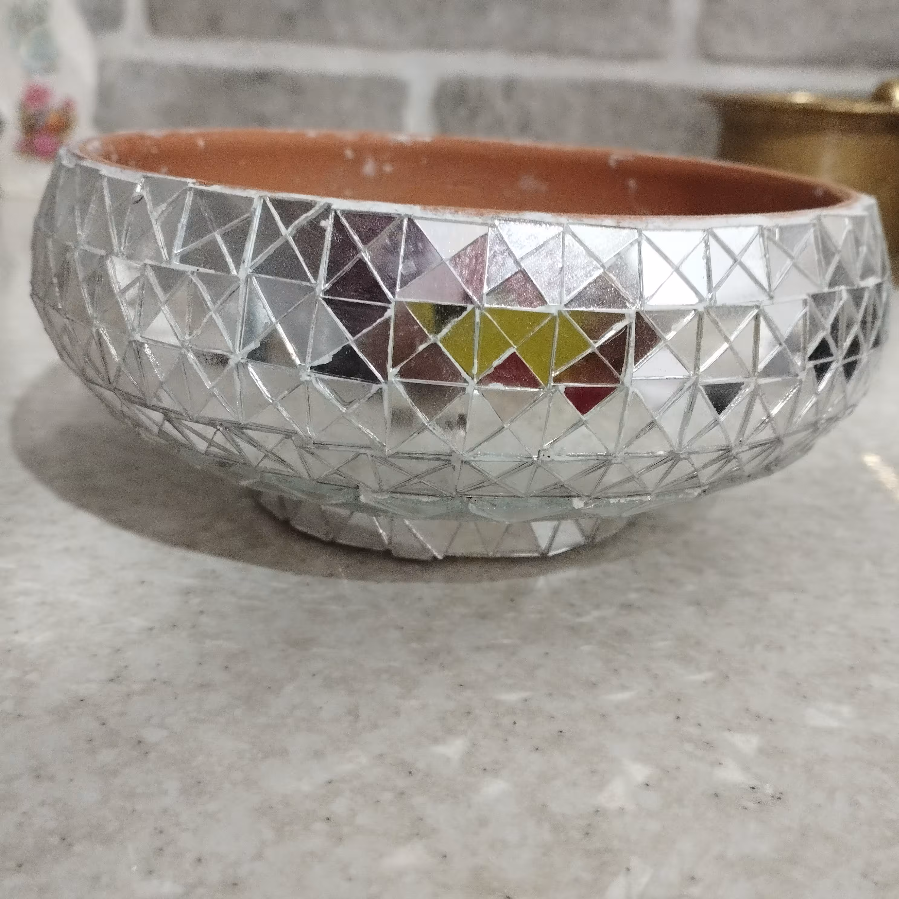 سفال آینه کاری