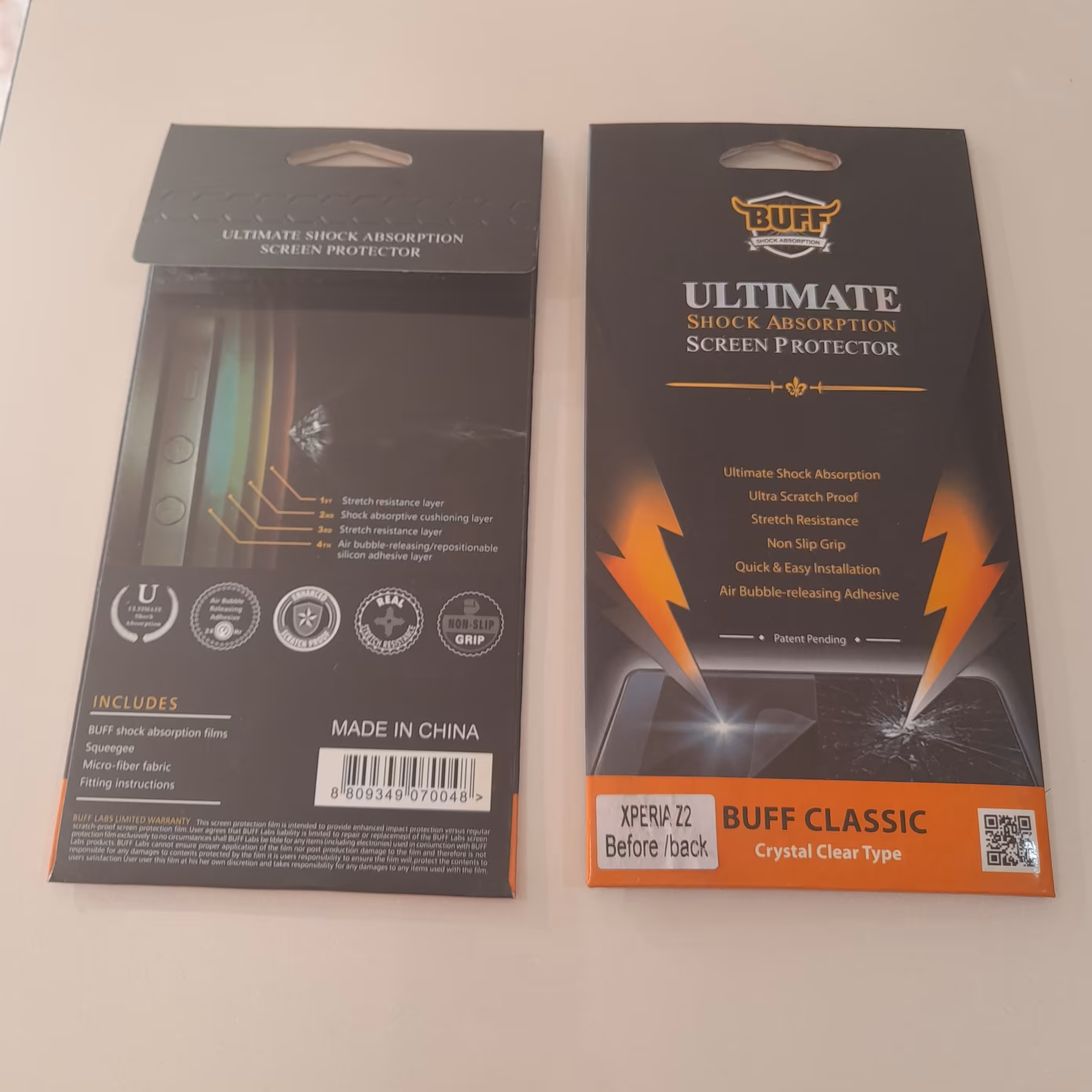  برچسب خشگیر Sony Xperia Z2 بوف ژله ای محافظ صفحه زد دو زد تو D6502 - L50w - D6503 - D6543 - L50t -L50u - 6563