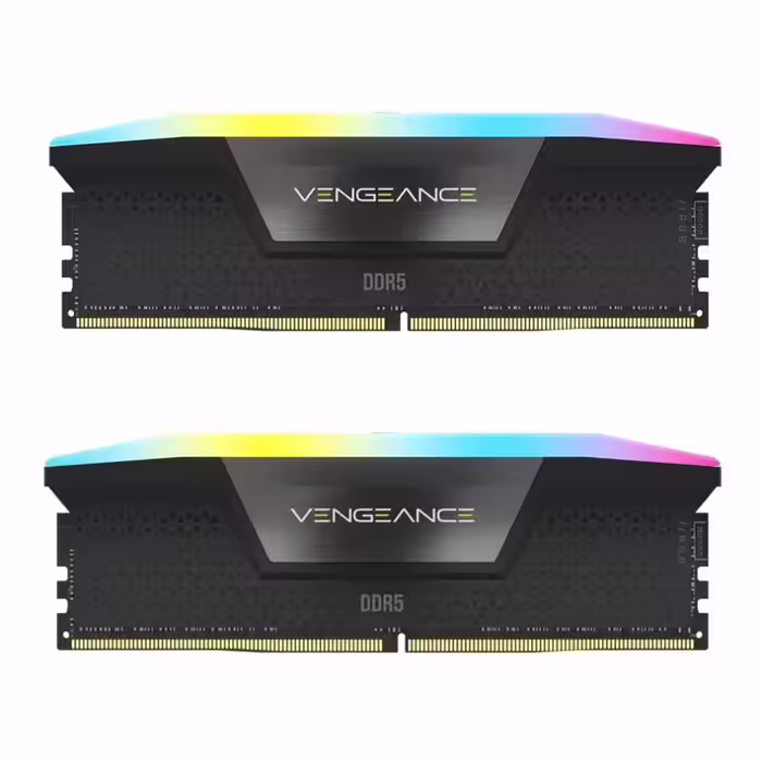 رم کورسیر VENGEANCE RGB DDR5 32GB (2x16GB) CL36 6200Mhz