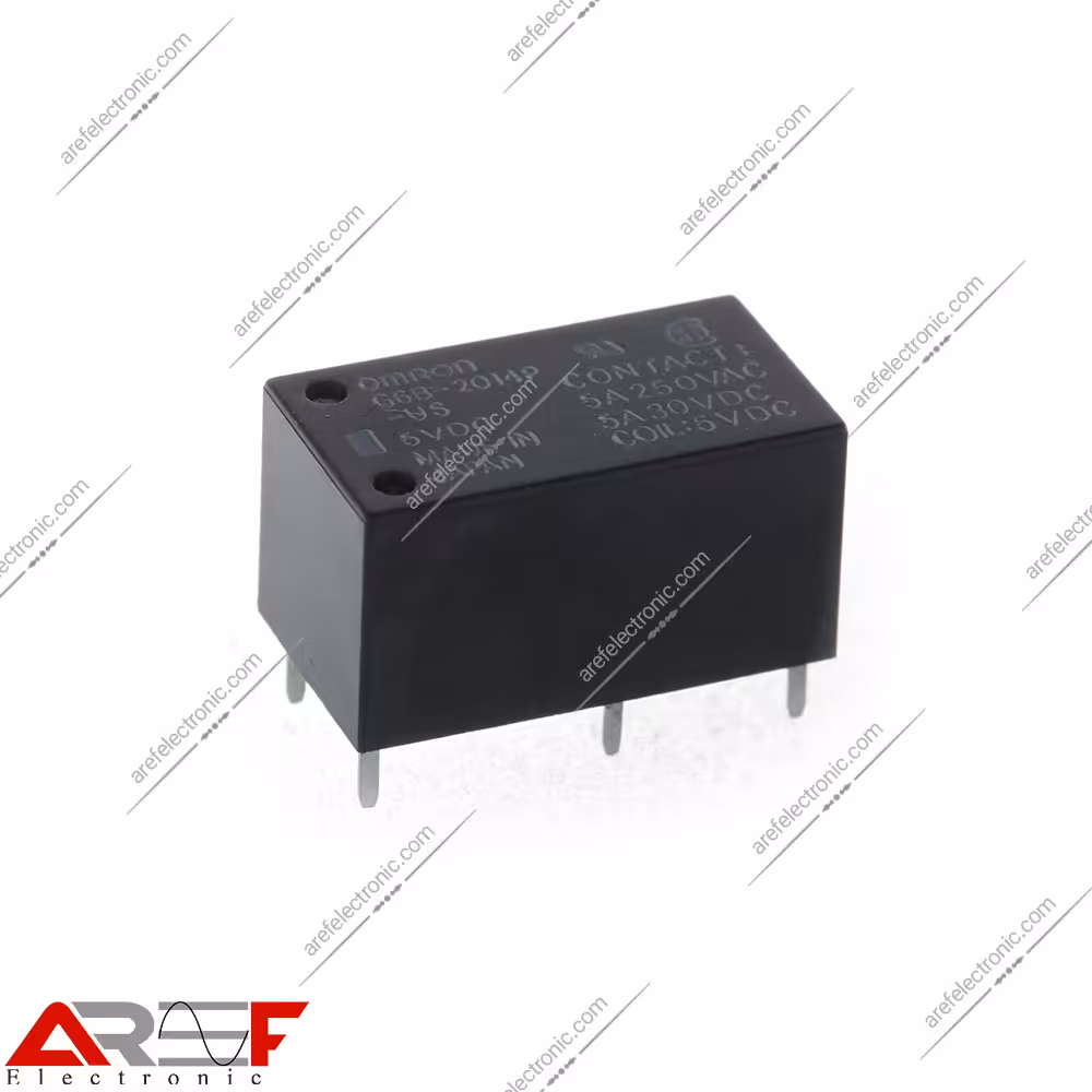 رله امرن مدل G6B-2014P-US دارای 5 ولت و 6 پین - فروشگاه عارف الکترونیک
