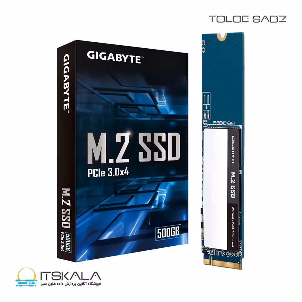 قیمت و خرید حافظه SSD گیگابایت مدل GIGABYTE PCIe NVMe M.2 500GB | ITSKALA