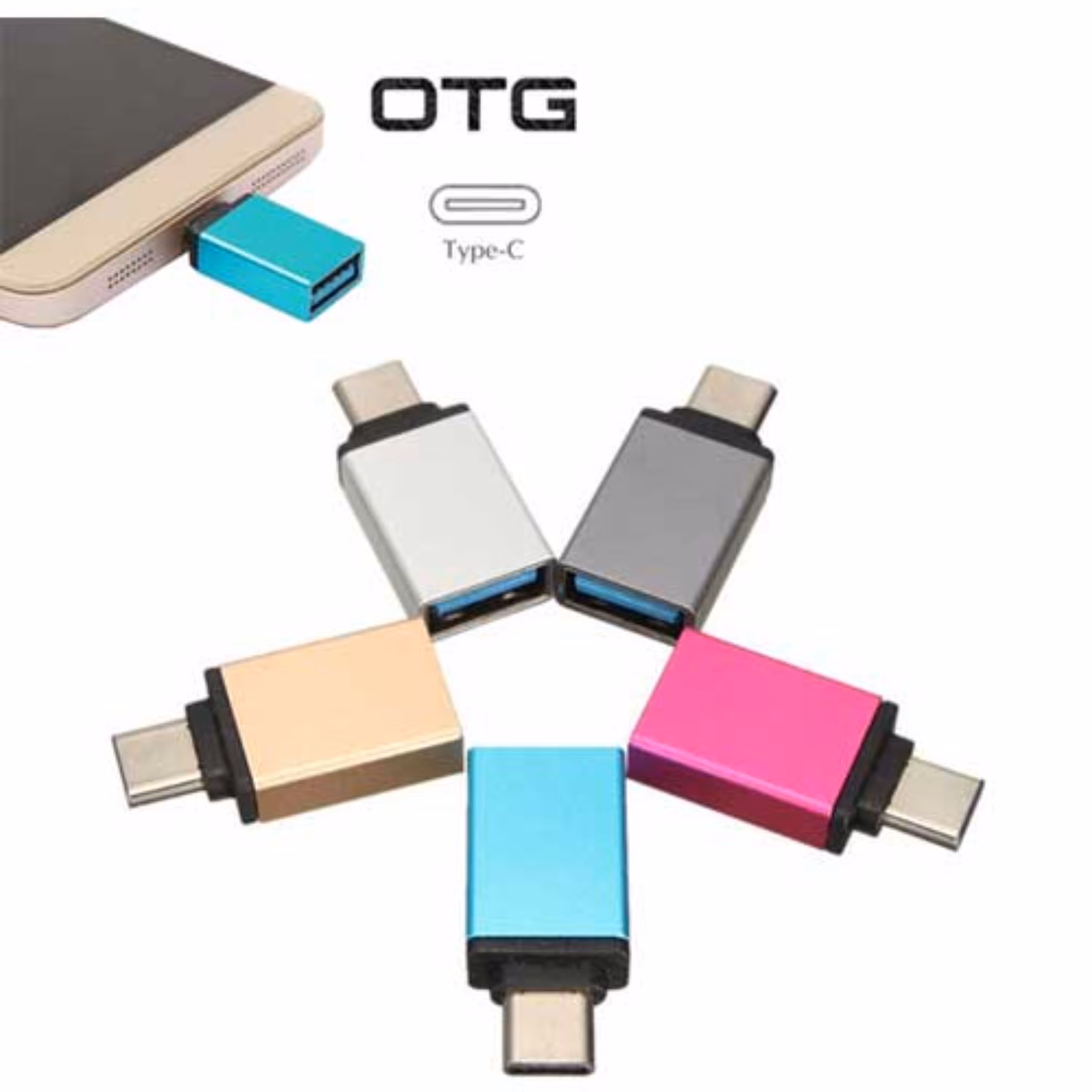 تبدیل otg ( اتصال فلش به گوشی) تایپ سی