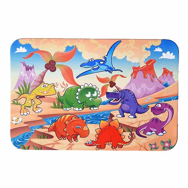 پازل دایناسور قوطی فلزی کد jd1011