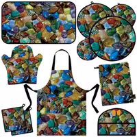 سرویس آشپزخانه 13 تکه کامل مخمل مخصوص جهیزیه مدل S1-1003 شرکت رنس