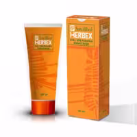 کرم ضد آفتاب SPF50 رنگ بژ طبیعی مناسب پوست نرمال و چرب هربکس 50 میل