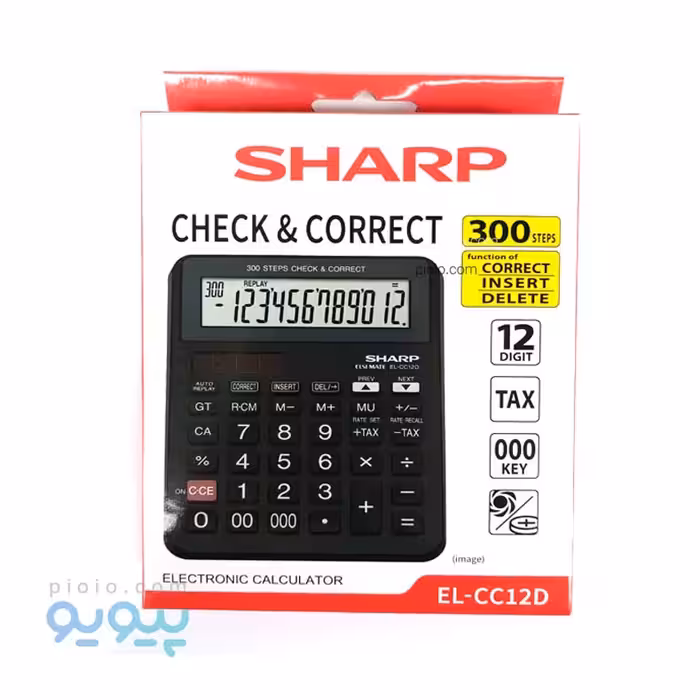 ماشین حساب شارپ EL-CC12D اصلی با گارانتی