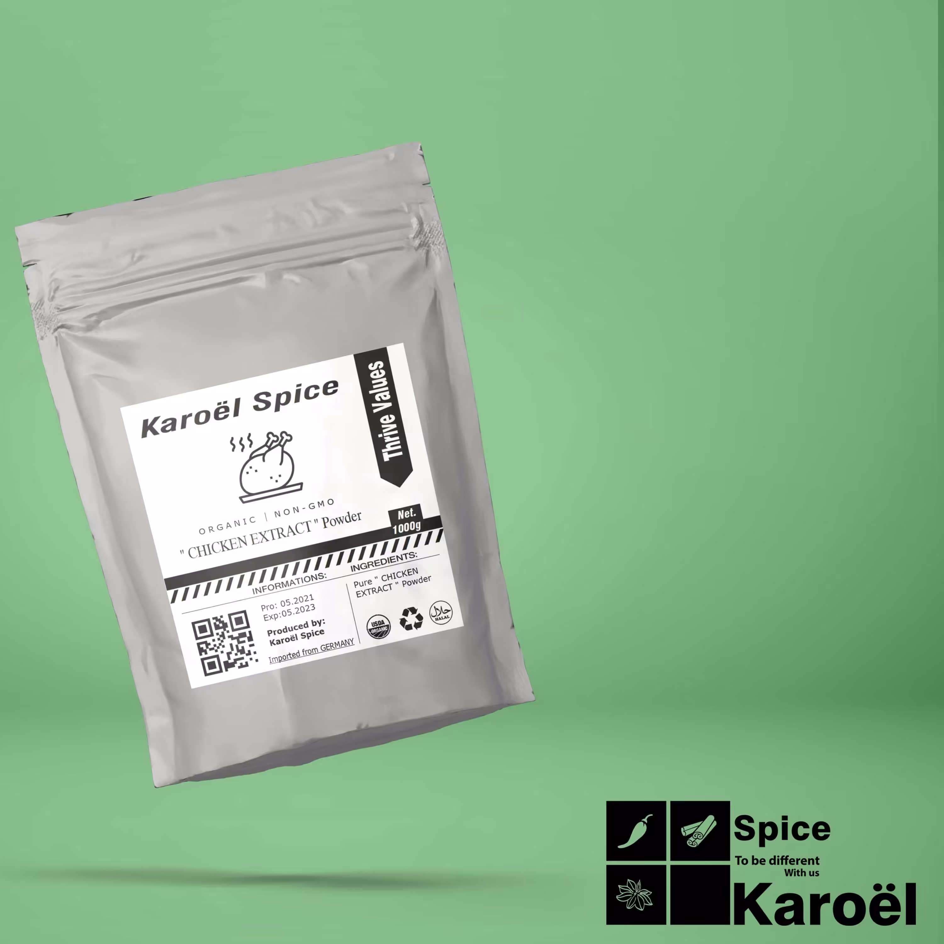 طعم دهنده مرغ(محصول آلمان)250گرمKFC