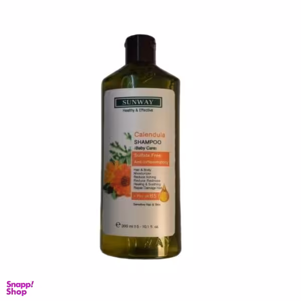شامپو سر و بدن کودک سان وی (Sunway) مدل Calendula حجم 300 میلی لیتر
