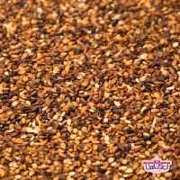 کنجد قهوه ای 100 گرمی اعتماد (بوداده شسته شده)