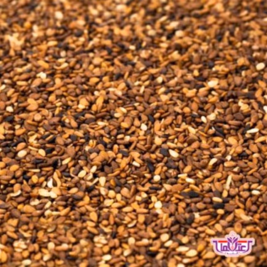 کنجد قهوه ای 100 گرمی اعتماد (بوداده شسته شده)