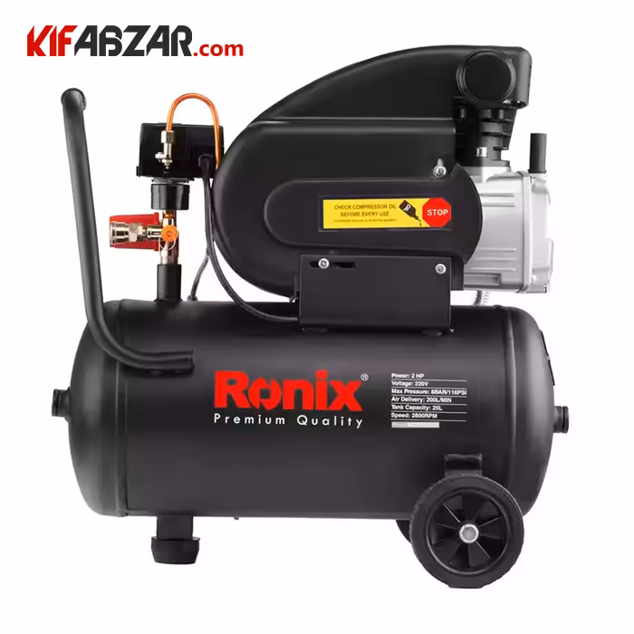 کمپرسور باد 25 لیتری رونیکس مدل RC 2510