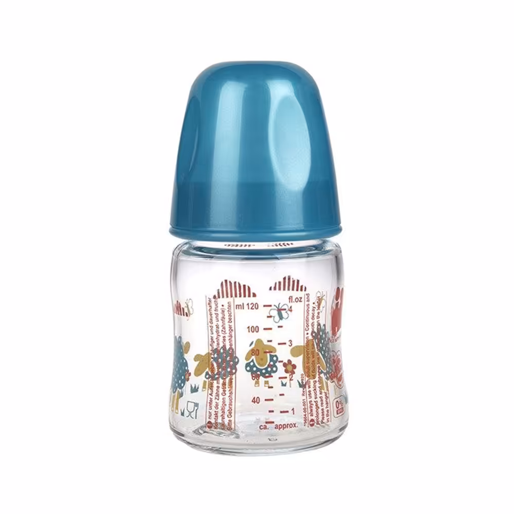 شیشه شیر 0 نیپ Nip مدل 35065 ظرفیت 120 میلی لیتر