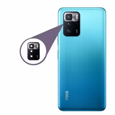 شیشه لنز دوربین گوشی شیائومی پوکو ایکس 3 جی تی