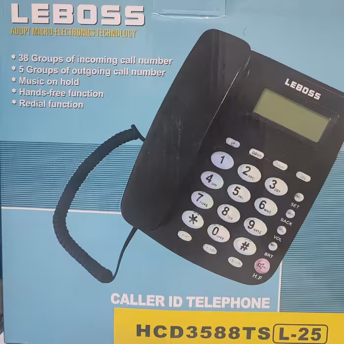 گوشی تلفن رومیزی شماره گیر دار