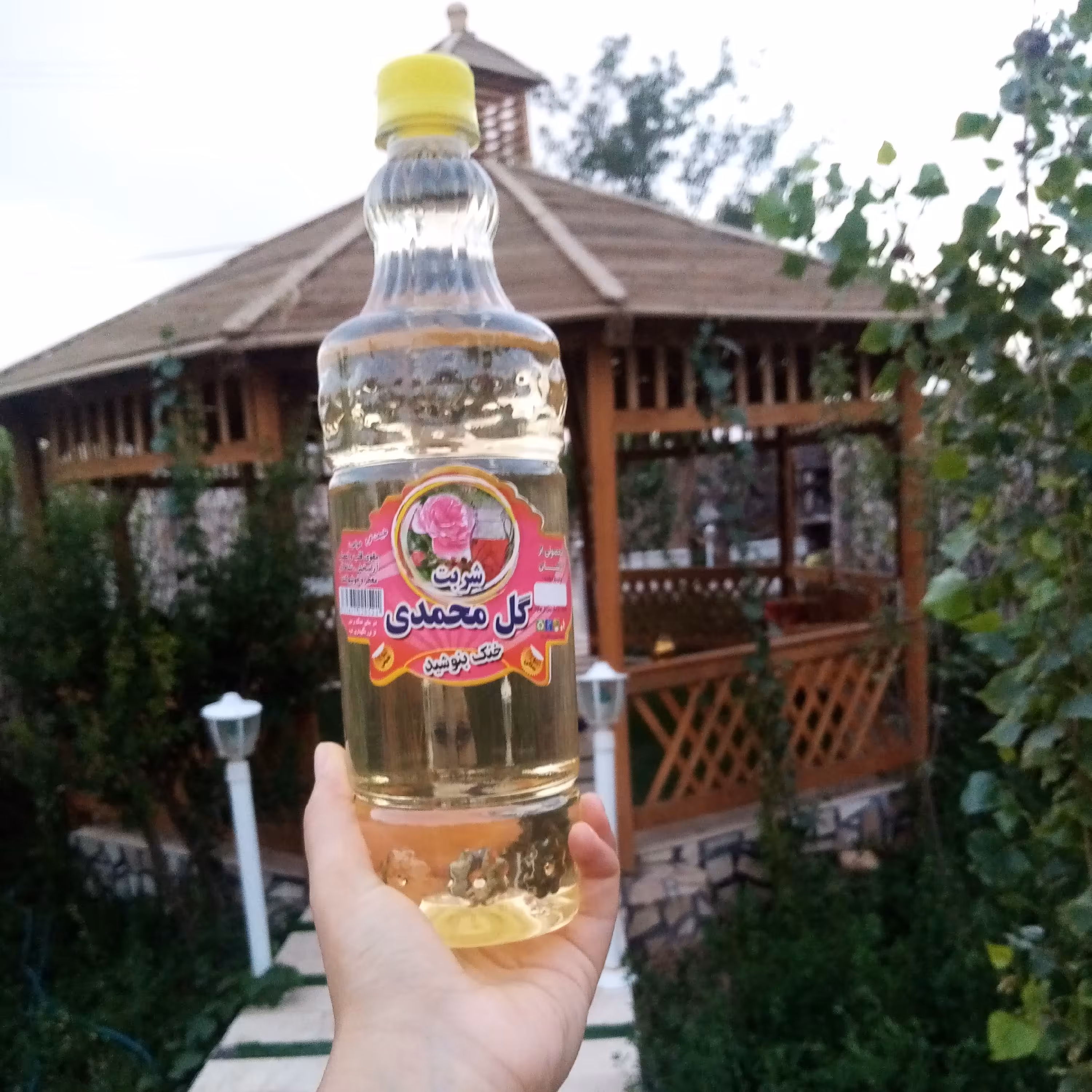 شربت گل محمدی (1لیتری)