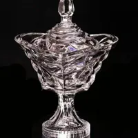 شکلات خوری پایه بلند بوگاتی جنس بلور ساخت چین