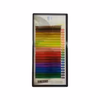 پالت مژه اکستنشن والیوم رنگی آی بی IB سایز میکس ضخامت 0.10 فر D - فروشگاه میرکمالی