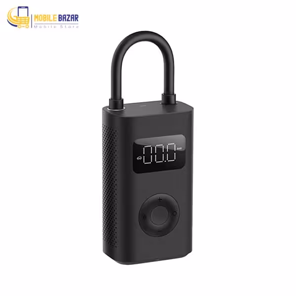 پمپ باد شیائومی مدل Xiaomi Mi Portable Air Compressor دارای چراغ LED MJCQB02QJ