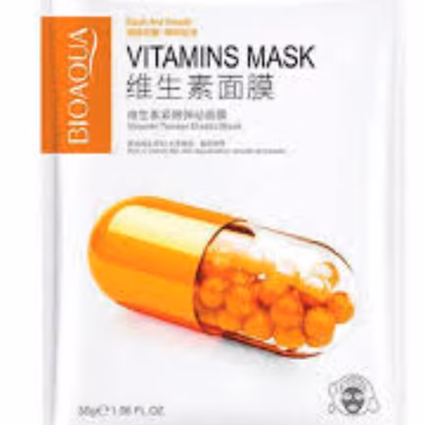 ماسک ورقه ای مولتی ویتامین بیوآکوا(30گرمی)