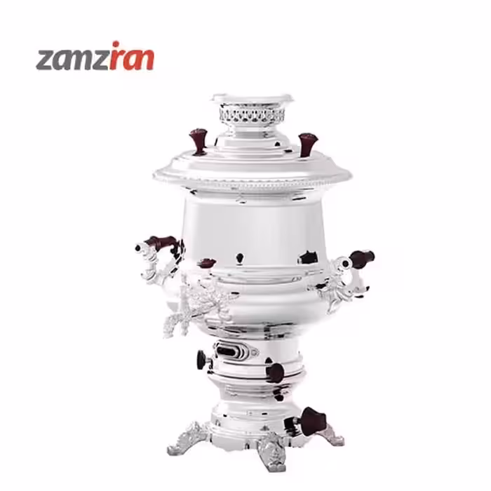 سماور زغالی اکبر برادران مدل 2014 ظرفیت 8 لیتر