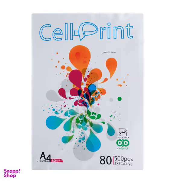 کاغذ A4 سل پرینت کد 45 بسته 500 عددی