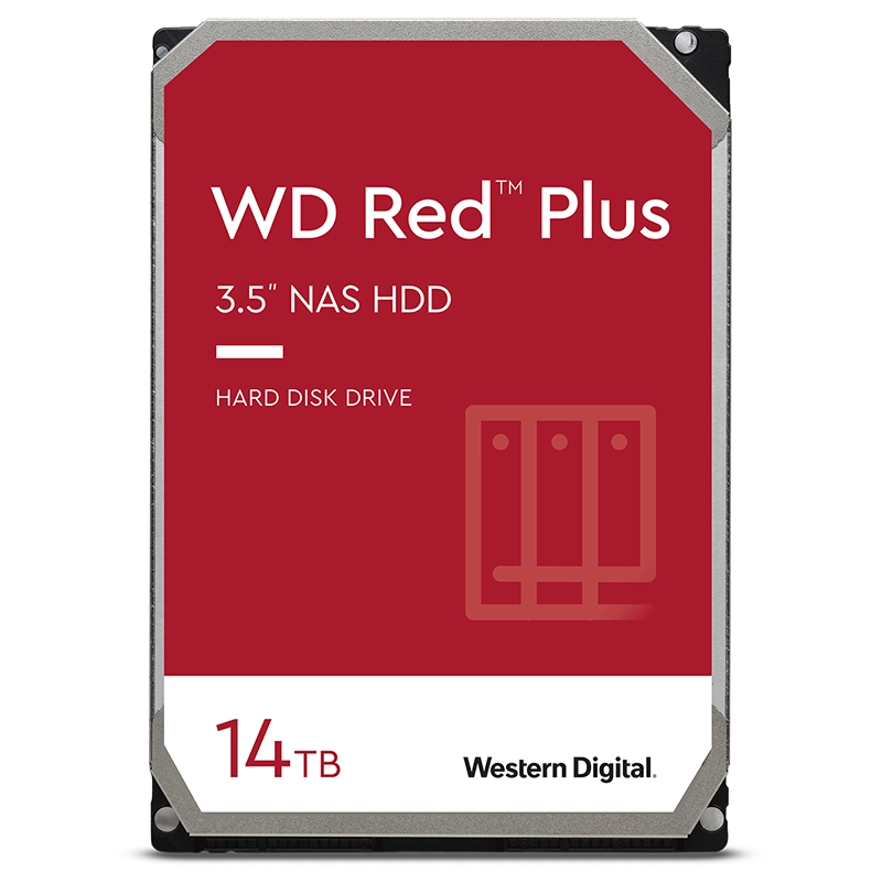 هارد اینترنال وسترن دیجیتال مدل Red Plus با ظرفیت 14 ترابایت | آی تی هوم