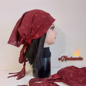 دستمال سر حریر بافتدار