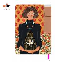 دفتر 120 برگ مسترنوت سایز رقعی طرح 066