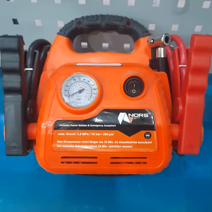  کمپرسور باد شارژی و باتری چند کاره نورس 