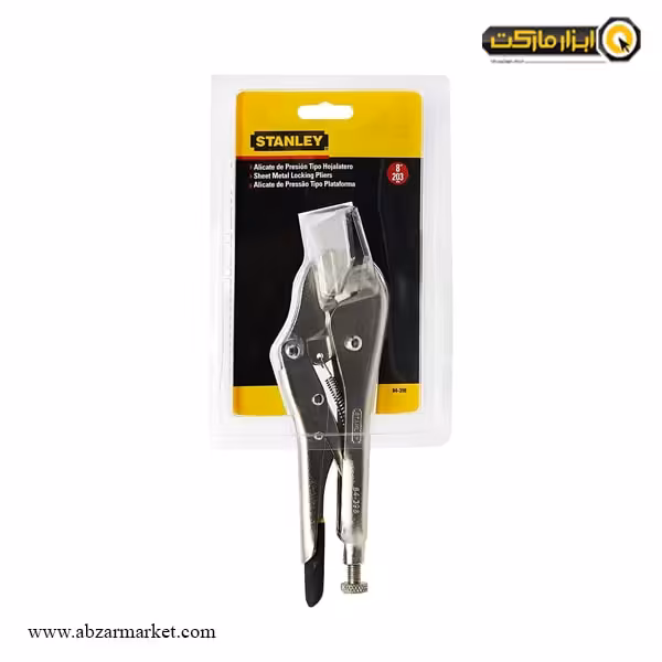 انبر قفلی ورق گیر استنلی 8 اینچ مدل 398-84