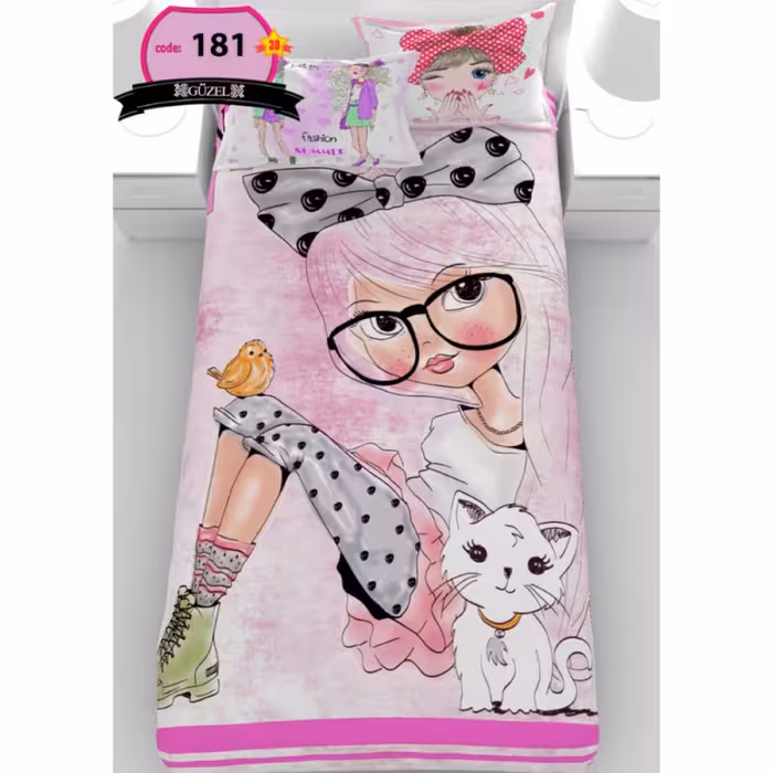 روتختی تک نفره سه بعدی برند گوزل -5 تکه -کد181