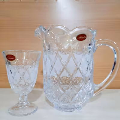 پارچ و گیلاس انجلیکا ( 1 پارچ 6 گیلاس )