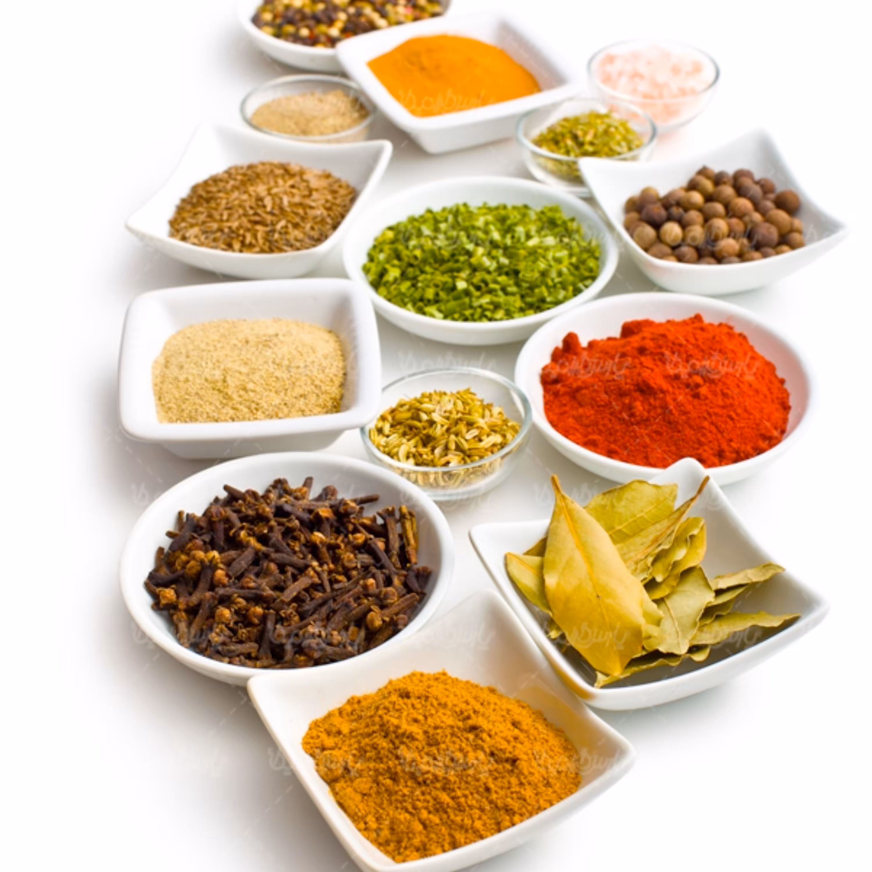 پک ادویه ضروری 4 قلم نو عروس خانه شامل پودر دارچین، پودر فلفل سیاه، زردچوبه و ادویه کاری با ضمانت کیفیت تضمینی مرجوعی