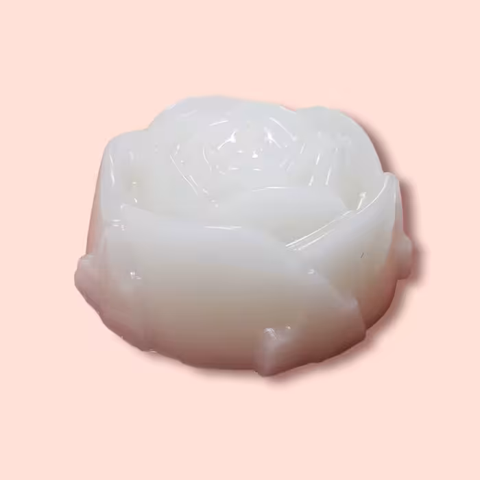 شمع گل رز بزرگ  (به دلیل نامعلوم بودن هزینه پستی ارسال رایگان نیست)