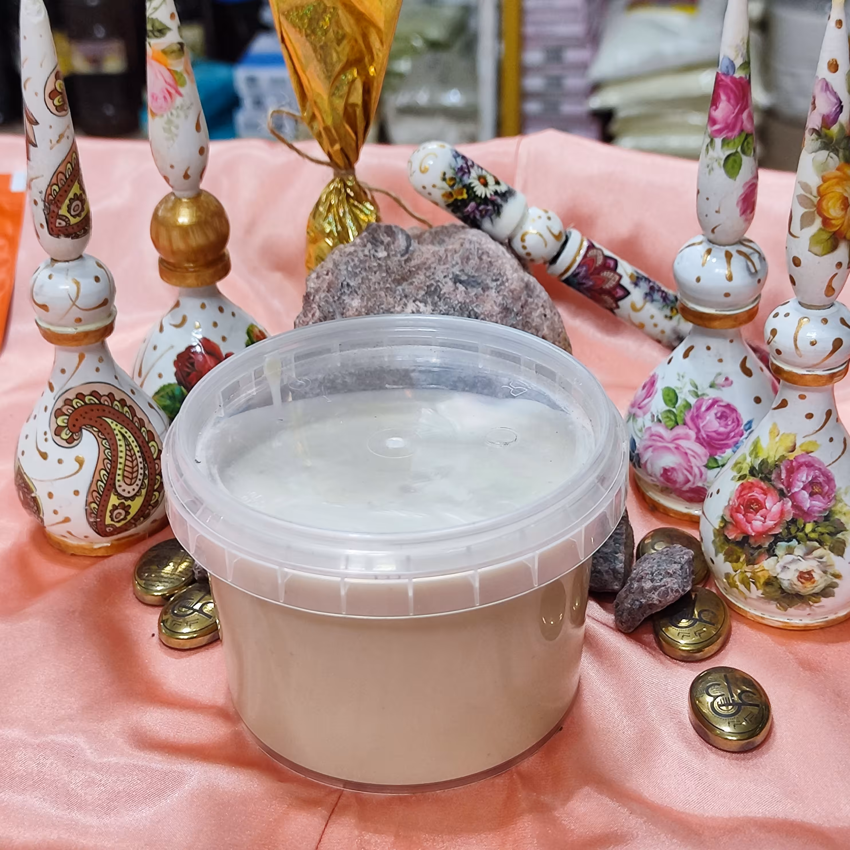 کرم کنجد ساده ( خوشمزه و مقوی )